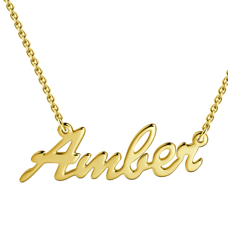 CUSTOM GOLD NAME NECKLACE